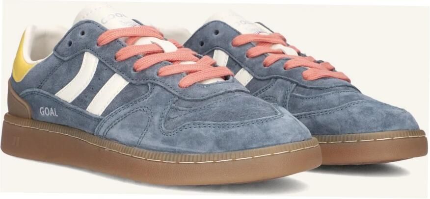 COOLWAY Lage Sneakers Dames Goal Maat: 40 Materiaal: Suède Kleur: Blauw - Foto 3
