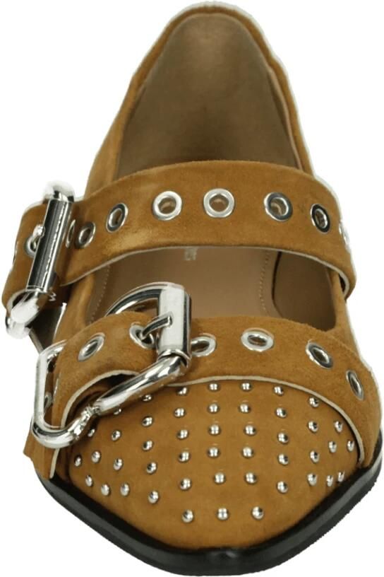 Copenhagen Shoes FUTURE VIBES SUEDE CS8538 Ballerinaschoenen Cognac