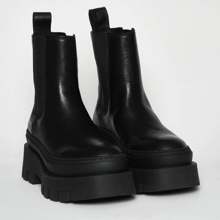 Copenhagen Shoes Zwarte Leren Chelsea Laarzen voor Dames Black Dames - Foto 2