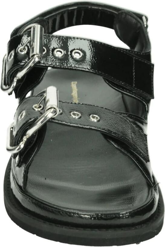 Copenhagen Shoes THE~MAGICAL~PATENT~CS8405~~~~~ Platte sandalenDames Sandalen Zwart - Foto 2