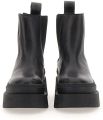 Copenhagen Shoes Zwarte Leren Chelsea Laarzen voor Dames Black - Zwart