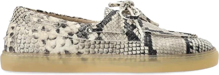 Copenhagen Studios Dames Instappers & Ballerina's Cph160 Snake Cream Multi - Foto 3