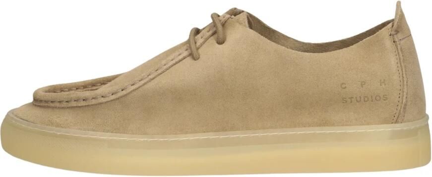 COPENHAGEN STUDIOS Veterschoenen Dames Cph172 Maat: 40 Materiaal: Suède Kleur: Beige - Foto 7
