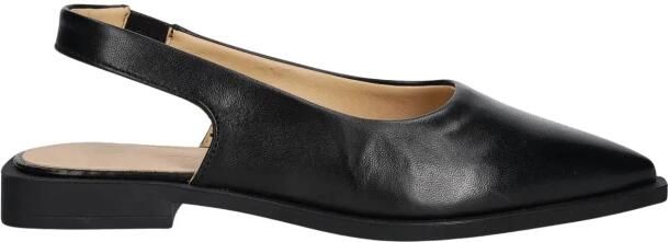 Copenhagen Shoes Zwarte Ballerina's Elegante Leren Schoenen Black Dames