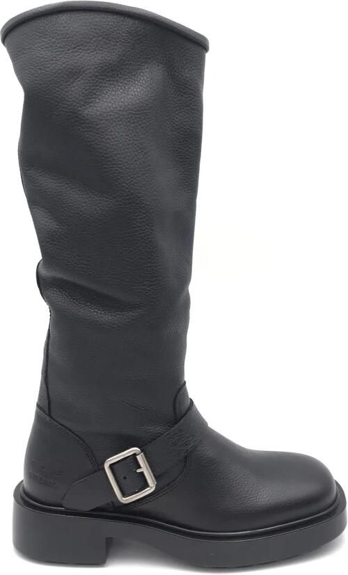 COPENHAGEN STUDIOS Hoge Laarzen Dames Cph441 Maat: 39 Materiaal: Leer Kleur: Zwart - Foto 4