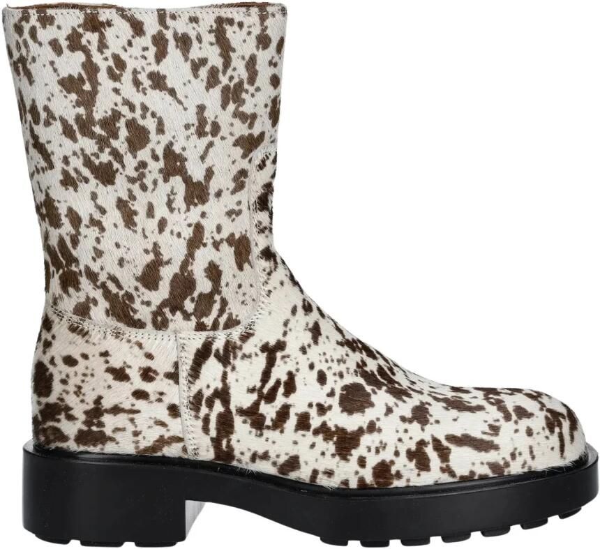 Copenhagen Damesboot CPH443 in beige bruine koeprint
