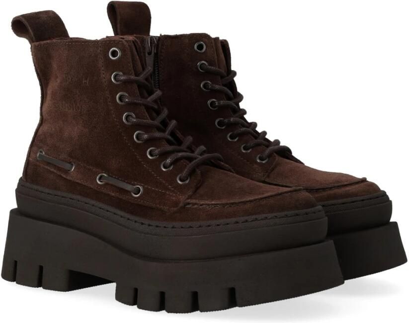 Copenhagen Leren boots met plateauzool model 'CPH697'