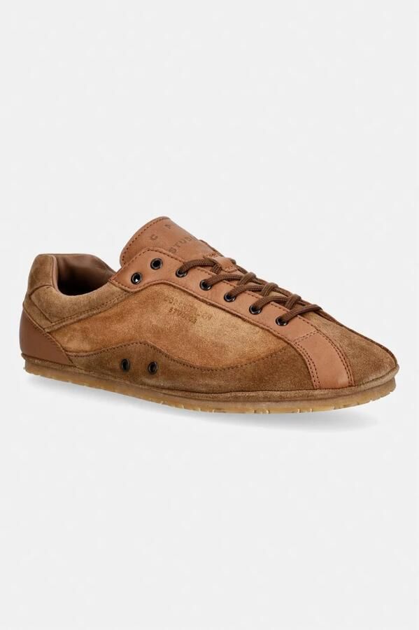 Copenhagen sneakers van leer met labelprintdetails - Foto 2
