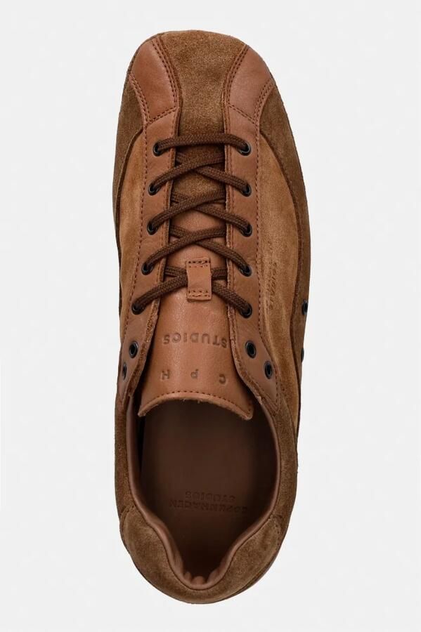 Copenhagen sneakers van leer met labelprintdetails - Foto 3