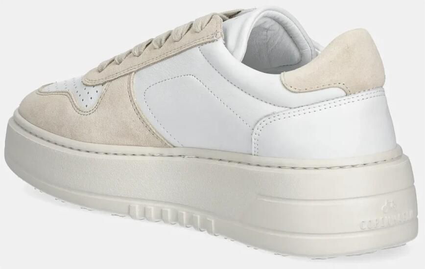 Copenhagen Studios Crèmekleurige ronde sneakers met reliëflogo Beige Dames - Foto 3