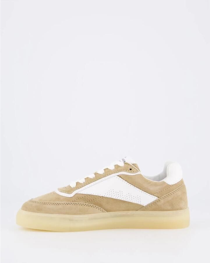 Copenhagen Shoes Leren Mix Dames Sneaker Sand Wit Green - Foto 3