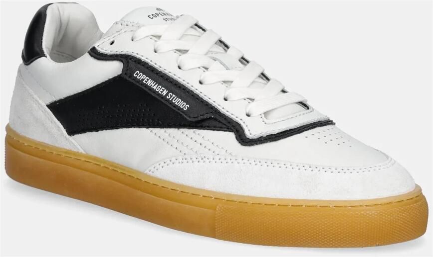 Copenhagen Shoes Zwarte Sneakers met Suède Accenten Multicolor Dames