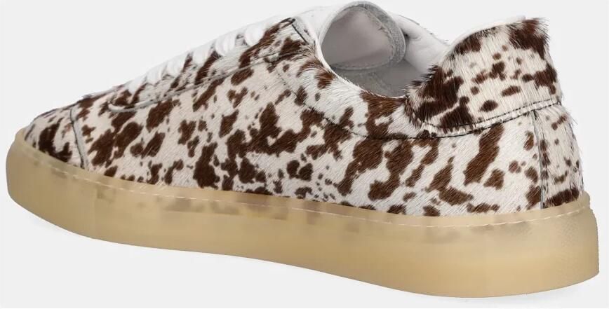 Copenhagen Studios dames sneaker Rivox koeienhuid beige bruin - Foto 5