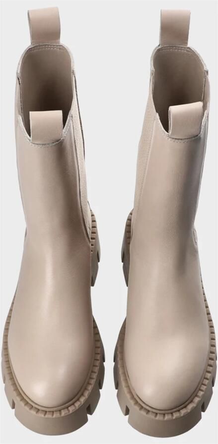Copenhagen Shoes Grijze Enkellaarzen met Plateauzool Gray Dames - Foto 4