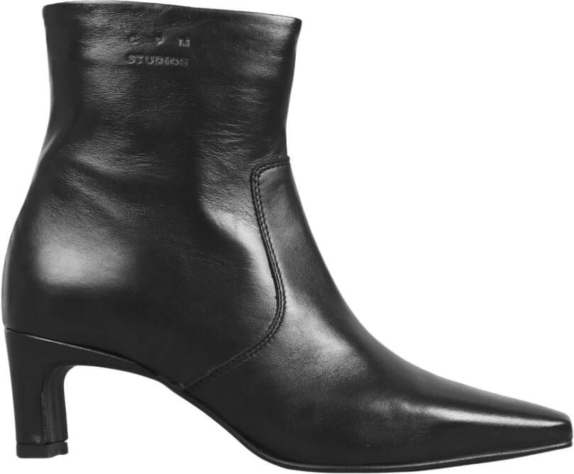 COPENHAGEN STUDIOS Enkellaarsjes Dames Cph296 Maat: 37 Materiaal: Leer Kleur: Zwart - Foto 2