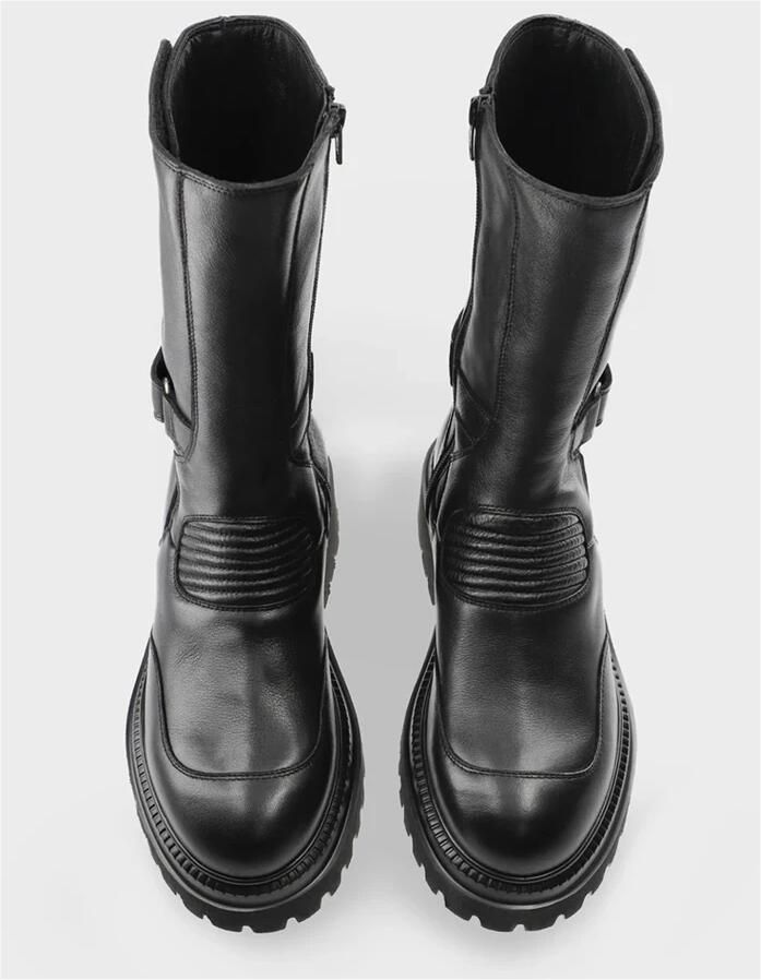 Copenhagen Studios Stivaletto Biker con Fibbia - Foto 5