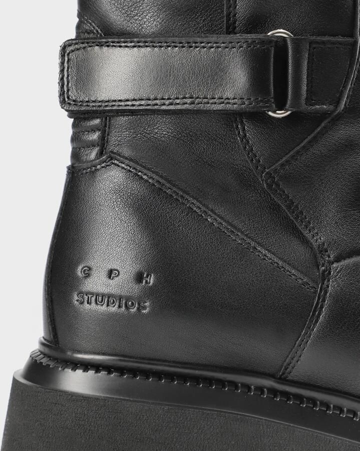 Copenhagen Studios Stivaletto Biker con Fibbia - Foto 4