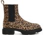 Copenhagen Shoes Beige Luipaardprint Enkellaarzen - Thumbnail 1