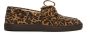 Copenhagen Shoes Bootsschoen van suède met luipaardprint - Thumbnail 1