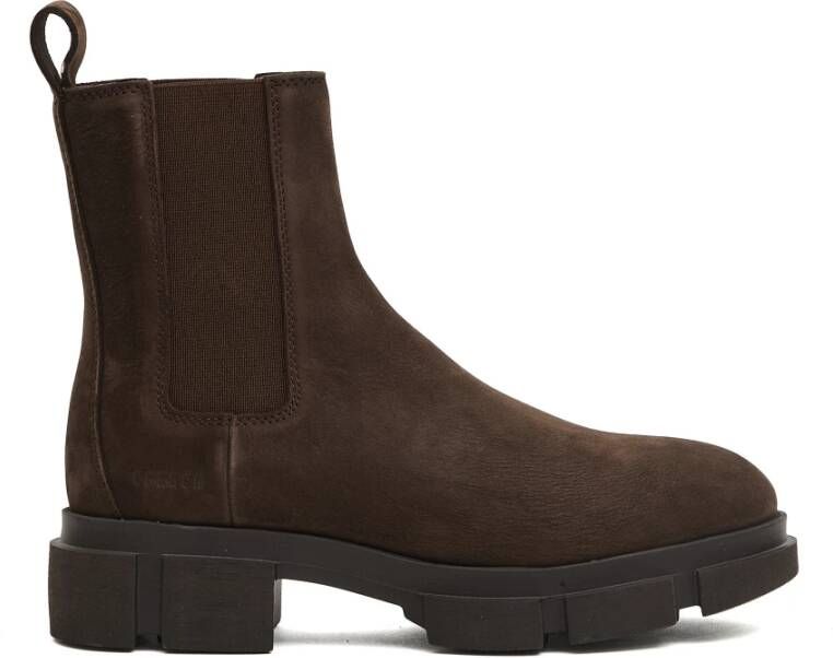 Copenhagen Shoes Bruine Suède Enkellaarzen