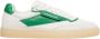 Copenhagen Shoes Groene Sneakers met Suède Details White Dames - Thumbnail 1