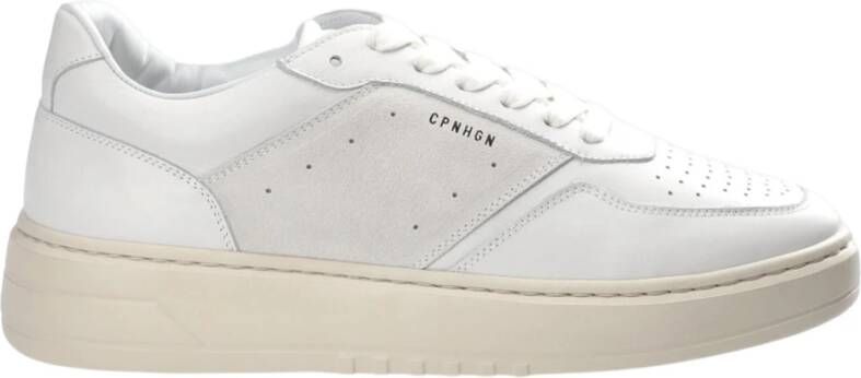 Copenhagen Shoes Leren Mix Sneaker White Heren