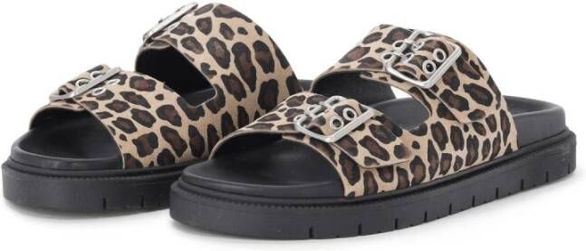 Copenhagen Shoes Leren sandalen met dubbele banden