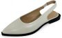 Copenhagen Shoes Witte Ballerina's Elegante Leren Schoenen White Dames - Thumbnail 1