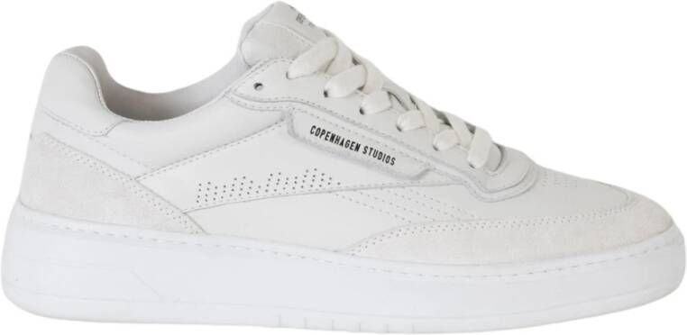 COPENHAGEN STUDIOS Lage Sneakers Heren Cph89m Maat: 41 Materiaal: Leer Kleur: Wit