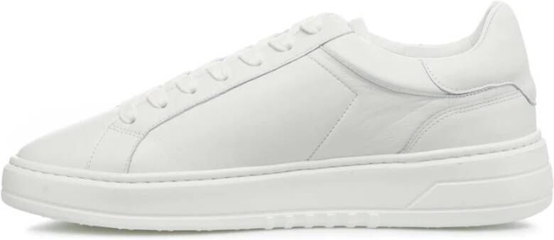 Copenhagen Shoes Logo Sneakers Ronde Model Effen Veters White Heren