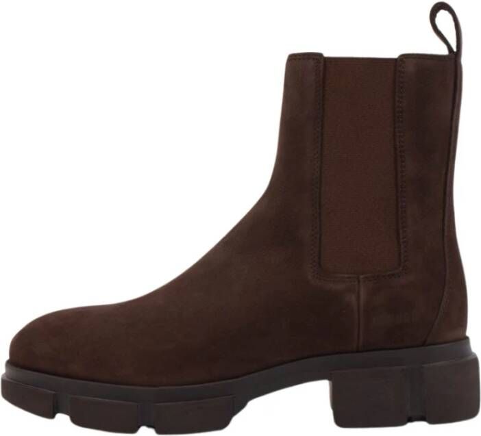 Copenhagen Shoes Nabuc Chocolatte Enkellaars
