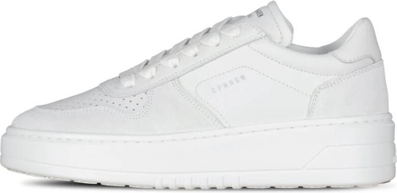 COPENHAGEN STUDIOS Lage Sneakers Dames Cph77 Maat: 39 Materiaal: Leer Kleur: Wit - Foto 3