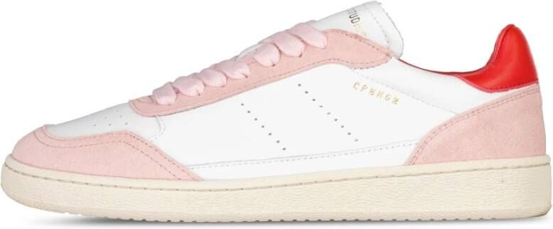 Copenhagen Shoes Leren Mix Heren Sneaker Wit Zwart White Dames