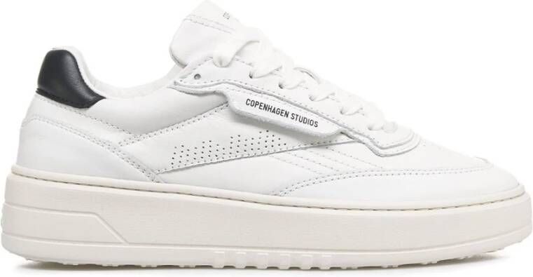 COPENHAGEN STUDIOS Lage Sneakers Dames Cph89 Maat: 36 Materiaal: Leer Kleur: Wit
