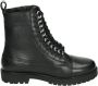 Copenhagen Shoes ROCK~21~CS5566~~~~~~~~~~~~~~~~ Hoge sneakersVeterlaarzenDames veterschoenenDames sneakersHalf-hoge schoenen Zwart - Thumbnail 2