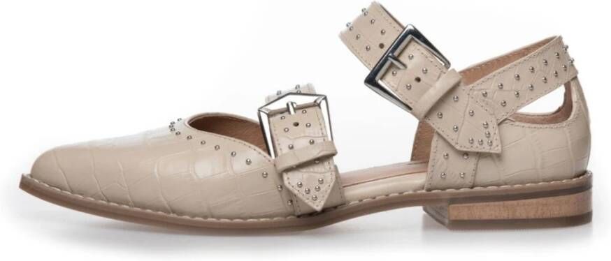 Copenhagen Shoes Stijlvolle Loafer met Gespen en Studs