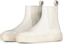 Copenhagen Shoes Stijlvolle Platform Chelsea Laarzen White Dames - Thumbnail 4