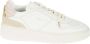 Copenhagen Shoes Witte Leren Sneaker met Ronde Neus White Dames - Thumbnail 2