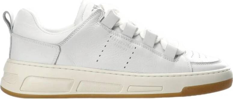 Copenhagen Shoes Witte Leren Sneakers White Dames