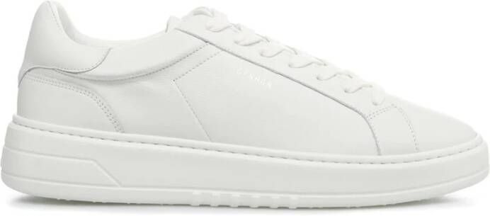 Copenhagen Shoes Logo Sneakers Ronde Model Effen Veters White Heren