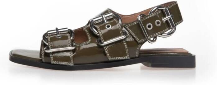 Copenhagen Shoes Zilveren Gesp Sandalen