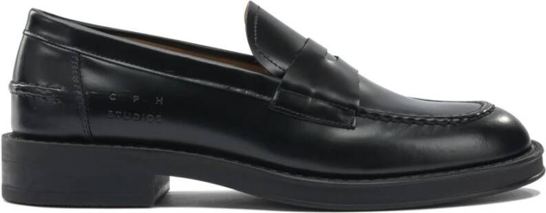 Copenhagen Shoes Zwarte Leren Loafers Stijlvol Comfort
