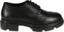 Copenhagen Studios Derby brogue veterschoenen van geperst leer Black Dames - Thumbnail 2