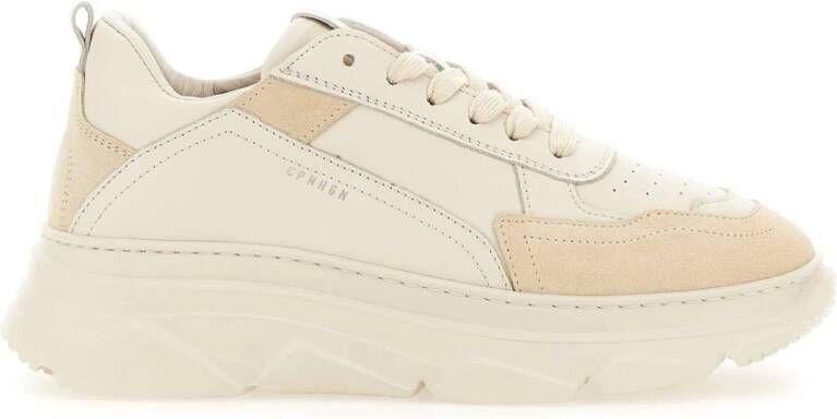 COPENHAGEN STUDIOS Lage Sneakers Dames Cph46 Maat: 41 Materiaal: Leer Kleur: Beige - Foto 4