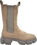 Copenhagen Studios Bruine Chelsea Boots met Veters - Thumbnail 1