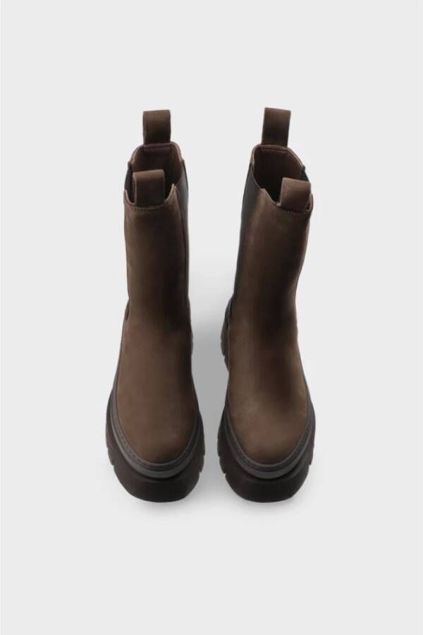 Copenhagen Studios Chocolade Nubuck Leren Laarzen