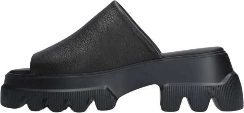 Copenhagen Studios Chunky Mule Sliders Black Dames