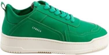 Copenhagen Studios Vitello Groene Leren Sneakers Groen Dames