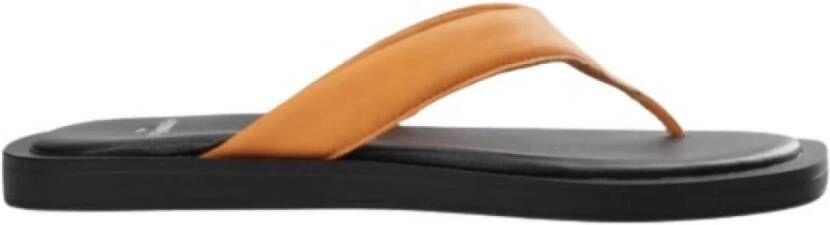 Copenhagen Studios Minimalistische Leren Teenslipper Sandalen