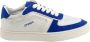 Copenhagen Studios Retro Lage Sneakers in Wit en Blauw Wit Dames - Thumbnail 1